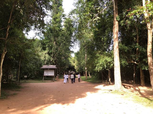 アンコール大回りコースの「プリアカン遺跡」