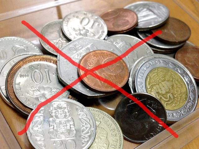 カンボジアでは硬貨の利用はない