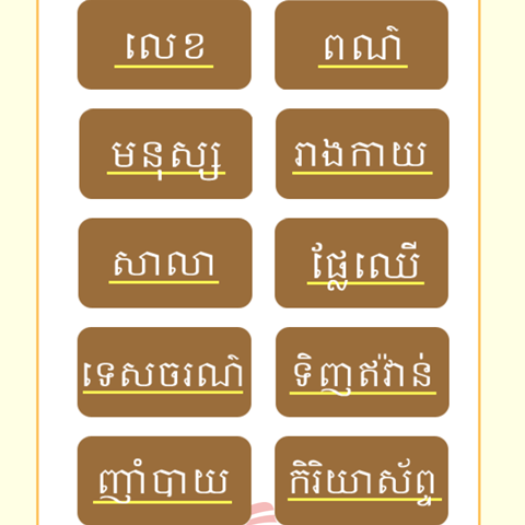 カンボジア人向け「Japanese-Khmer-Language」アプリ２