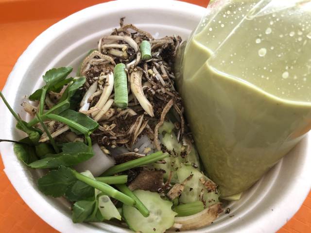 バナナの花はノンバンチョックにも入ってる