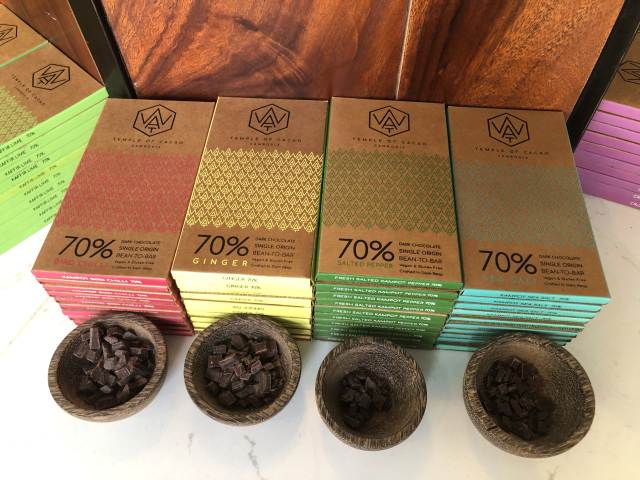 カンボジア産のチョコレート