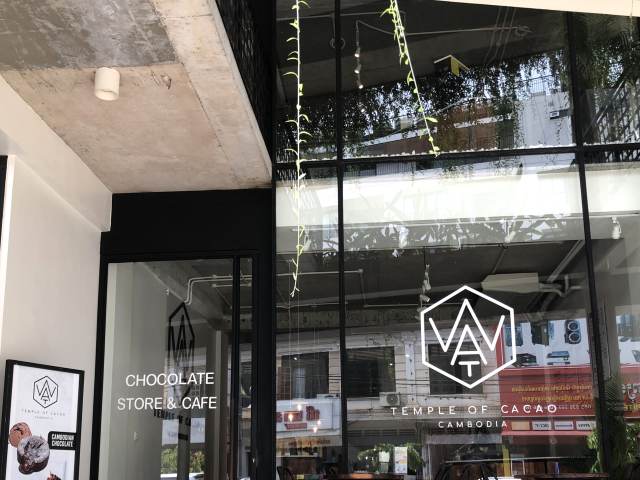「Temple of Cacao Cambodia」のショップ入り口