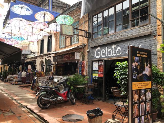 シェムリアップのジェラート屋「Gelato Lab」